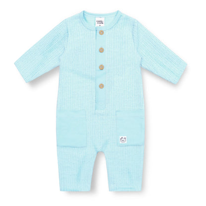 Baby Full Length Romper (Light Blue)