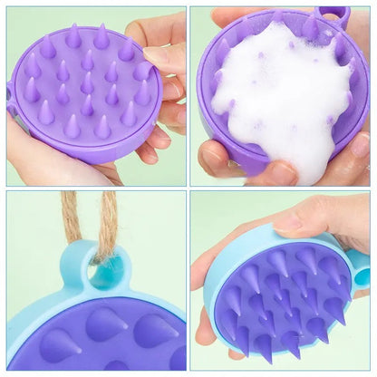 Portable Mini Silicone Hair Scalp Massage Comb, Magic Hair Brush, Soft Silicone Comb Shampoo Brush Comb, Head Massager Health Care, Hair Root Itching Scalp Massage Comb, Silicon Massage Shampoo Brush