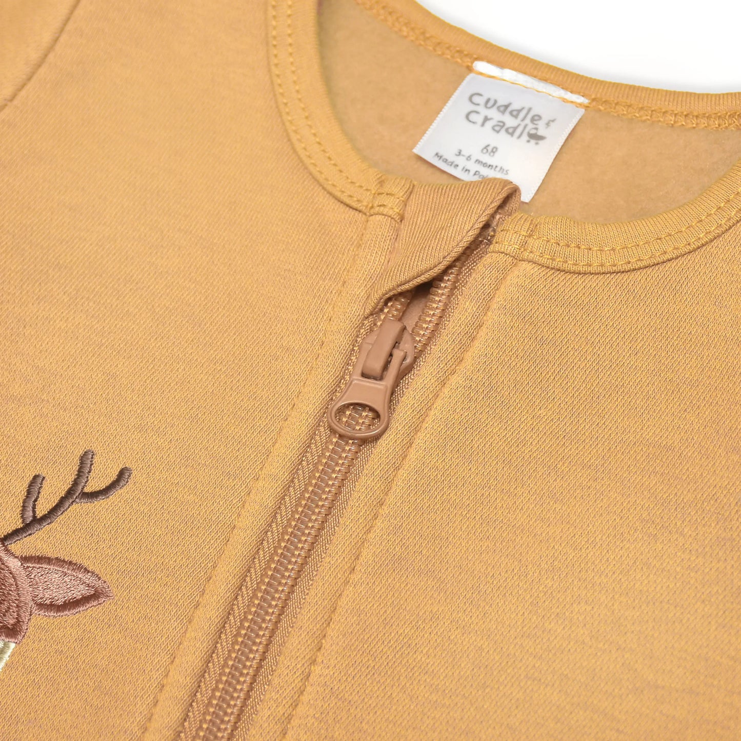 Baby Fleece Full Length Romper (Deer)